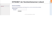Tablet Screenshot of intranet.v20.hwk-luebeck.de